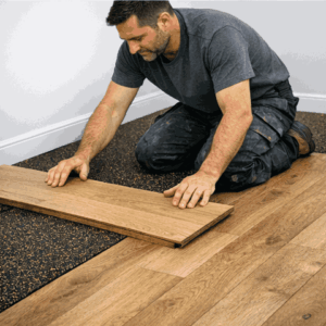 Step 4 - Install the laminate or ceramic flooring